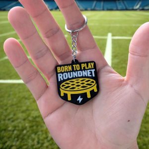Keychain - ”Born to play Roundnet / Dying to play Roundnet” - 2 sides